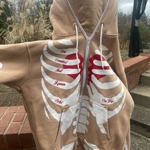 OneWay Bone Full Zip Hoodie